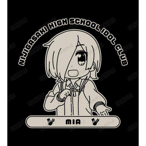 『にじよん あにめーしょん』ミア・テイラー カレッジTシャツメンズ【202505再販】